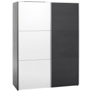 Kleiderschrank TARP (2-türig, schwarz, 200,3x150,8, mit Spiegel) 300.00 €