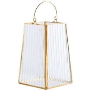 Dänisches Bettenlager  Laterne TOMMY (Höhe 21 cm, gold)