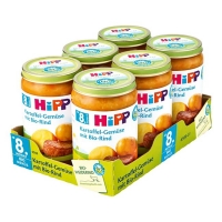 Netto  HiPP Bio Kartoffelgemüse mit Bio-Rind 220 g, 6er Pack