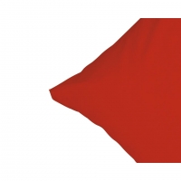 Dänisches Bettenlager  Satin-Zierkissenbezug (35x55, rot)