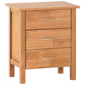Kommode KAGERUP (3 Schubladen, eiche) 100.00 €