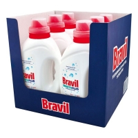 Netto  Bravil Feinwaschmittel Sensitiv Plus 1,5 Liter, 6er Pack