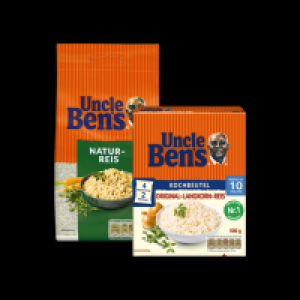 Edeka  Uncle Bens Original-Langkorn-Reis im Kochbeutel oder Naturreis