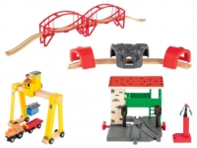 PLAYTIVE® Erweiterungsset zu Holzschienen-/Straßen-Sets 7.75 €