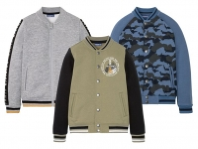 Lidl  PEPPERTS® College-Jacke Jungen, in Sweat-Qualität, mit Eingrifftaschen
