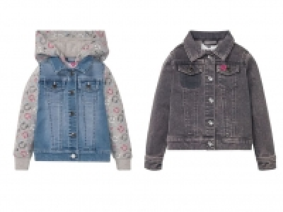 Lidl  LUPILU® Kleinkinder Fashion Jeansjacke Mädchen, mit Baumwolle