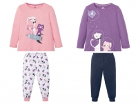 Lidl  LUPILU® Kleinkinder Pyjama Mädchen, aus reiner Baumwolle