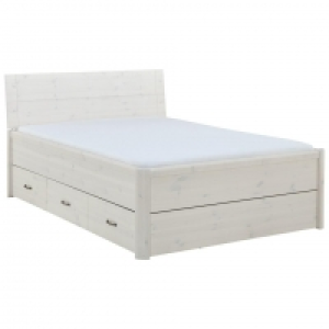 Bett Lyngby (180x200, Kiefer, weiß lackiert) 475.00 €