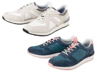 Lidl  ESMARA® Sneaker Damen, mit Ventilationsöffnung, mit Leder