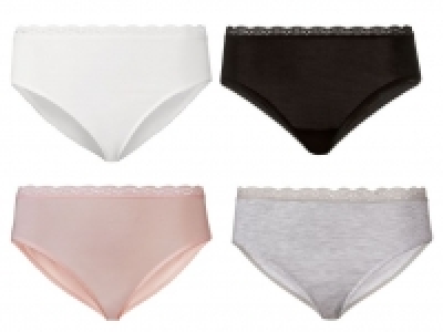 Lidl  ESMARA® Lingerie Slips Damen, 2 Stück, mit Spitze