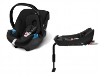 Lidl  CYBEX SILVER Set Babyschale Aton Pure Black und Base-Fix SL