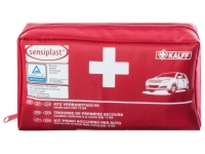 Lidl  SENSIPLAST® Autoverbandtasche, 44-teilig, mit Anleitung