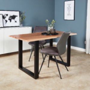 Holztisch mit echter Baumkante ca. 140 x 80 cm