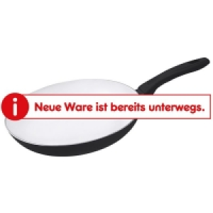 Netto  Nivella Flachbratpfanne Ø ca. 28 cm weiß innen weiß außen schwarz