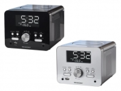 Lidl  SILVERCREST® 4 in 1: CD-Player, Radio, Digital-Wecker und Ladegerät