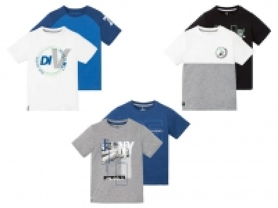 Lidl  PEPPERTS® Kinder T-Shirt Jungen, 2 Stück, mit Baumwolle