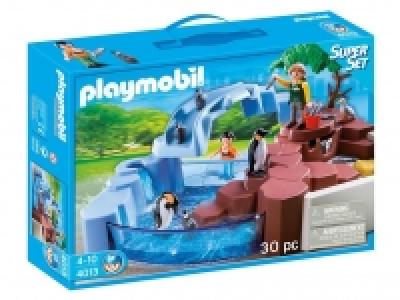 Lidl  Playmobil SuperSet Pinguinbecken