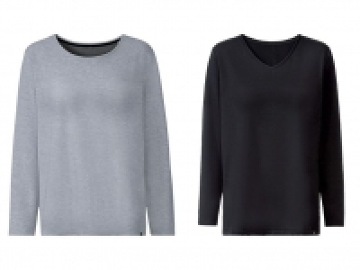 Lidl  ESMARA® Langarmshirt Damen, mit Aufnäher