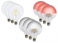 Lidl  LIVARNO LUX® LED-Leuchtmittel Filament Birne, 3er Set, 8 Watt Leistung