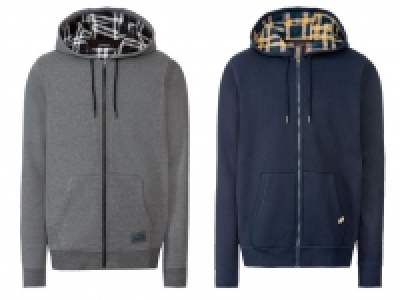 LIVERGY® Sweatjacke Herren, mit Kapuze, Fleece-Futter 12.60 €