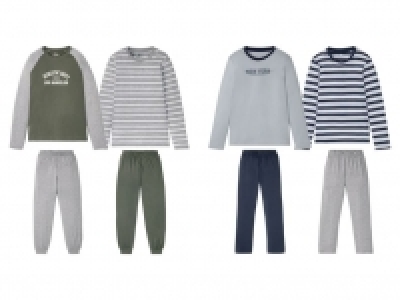 Lidl  PEPPERTS® Kinder Pyjama Jungen, 2 Stück, mit Baumwolle