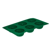 Netto  Kitchen Club Silikon Backform - Minigugelhupfform - grün