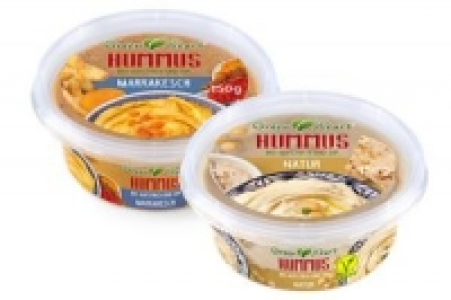 Denns Green Heart Hummus, verschiedene Sorten