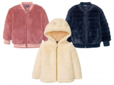 LUPILU® Kleinkinder Plüschjacke Mädchen, mit Eingrifftaschen, Reißvers 6.78 €