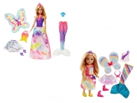 Lidl  Barbie Dreamtopia Regenbogen-Königreich Set 3-in-1 Fantasie Barbie + 3