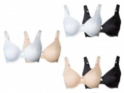 Lidl  ESMARA® Minimizer-BHs Damen, 2 Stück, gemouldete Cups, mit Elasthan