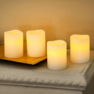 LED-Echtwachs-Adventskerzen 4er-Set 4.84 €