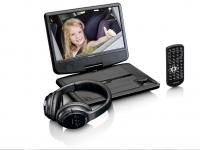 Lidl  Lenco Portabler DVD-Player 9 mit Autohalterung und Bluetooth-Kopfhör
