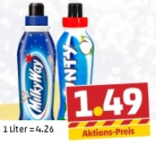 MILKY WAY oder BOUNTY Schokodrink