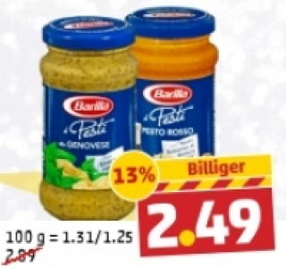 BARILLA Pesto 2.49 €