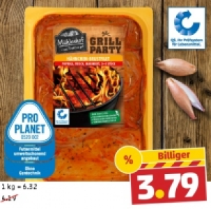 MÜHLENHOF GRILL-PARTY Frisches Hähnchen-Brustfilet 3.79 €