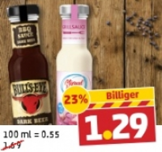 MIRACEL WHIP oder BULLS EYE Grillsaucen