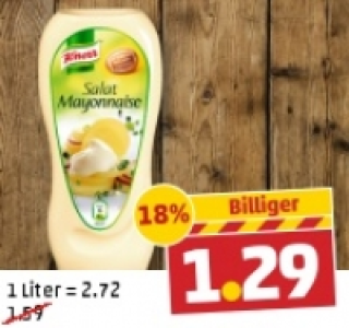 KNORR Salat Mayonnaise 1.29 €