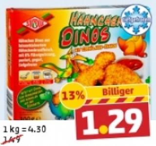 STOLLE Hähnchen-Dinos 1.29 €