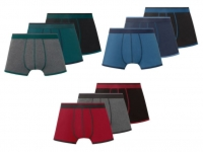 LIVERGY® Boxer Herren, 3 Stück, mit Baumwolle 6.78 €