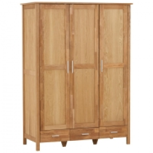Kleiderschrank New Oak (3-türig, Eiche, geölt) 450.00 €