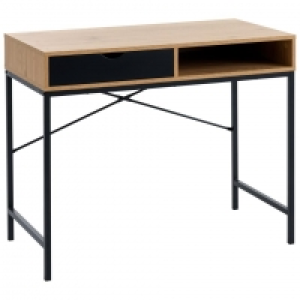 Schreibtisch TRAPPEDAL (eiche-schwarz) 50.00 €