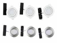 Lidl  LIVARNO LUX® LED-Einbauleuchten, 3 Stück, 3 Dimmstufen per Wandschalte