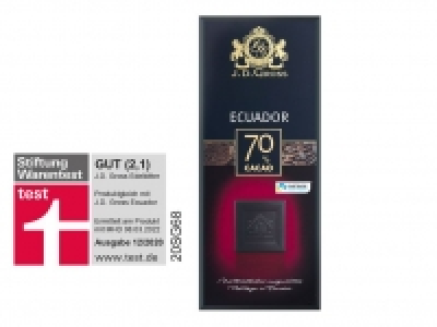 Edelschokolade Ecuador 1.05 €