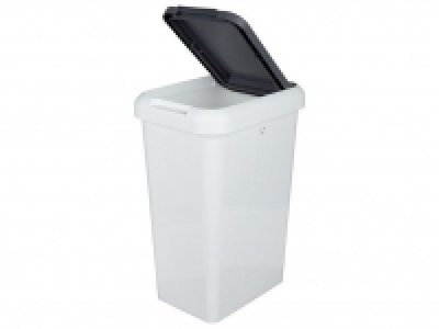 Abfalleimer, 25 l Volumen, mit Klappdeckel, Schwingdeckel, aus robuste 9.99 €