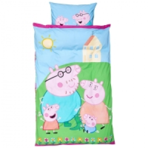 Kinderbettwäsche PEPPA PIG (135x200, pink-blau) 22.50 €