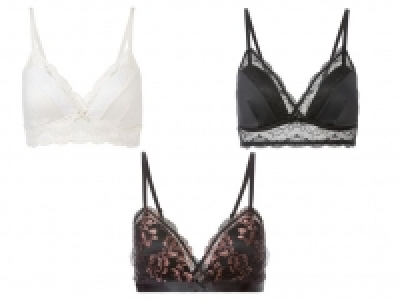 Lidl  ESMARA® Bralette Damen, mit edler Spitze