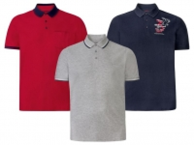 Lidl  LIVERGY® Poloshirt Herren, Pikee-Qualität, mit Seitenschlitzen, mit Ba