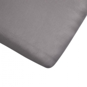 Dänisches Bettenlager  Spannbettlaken für Topper (90x200, Jersey, grau)