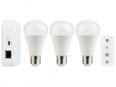 Lidl  LIVARNO LUX® Starter Kit Gateway mit Lichtfarbensteuerung, »Zigbee Sma