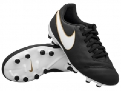 Lidl  Nike Fußballschuh »Tiempo Legend FG«, mit Leder, 6-Loch-Schnürung, gri
